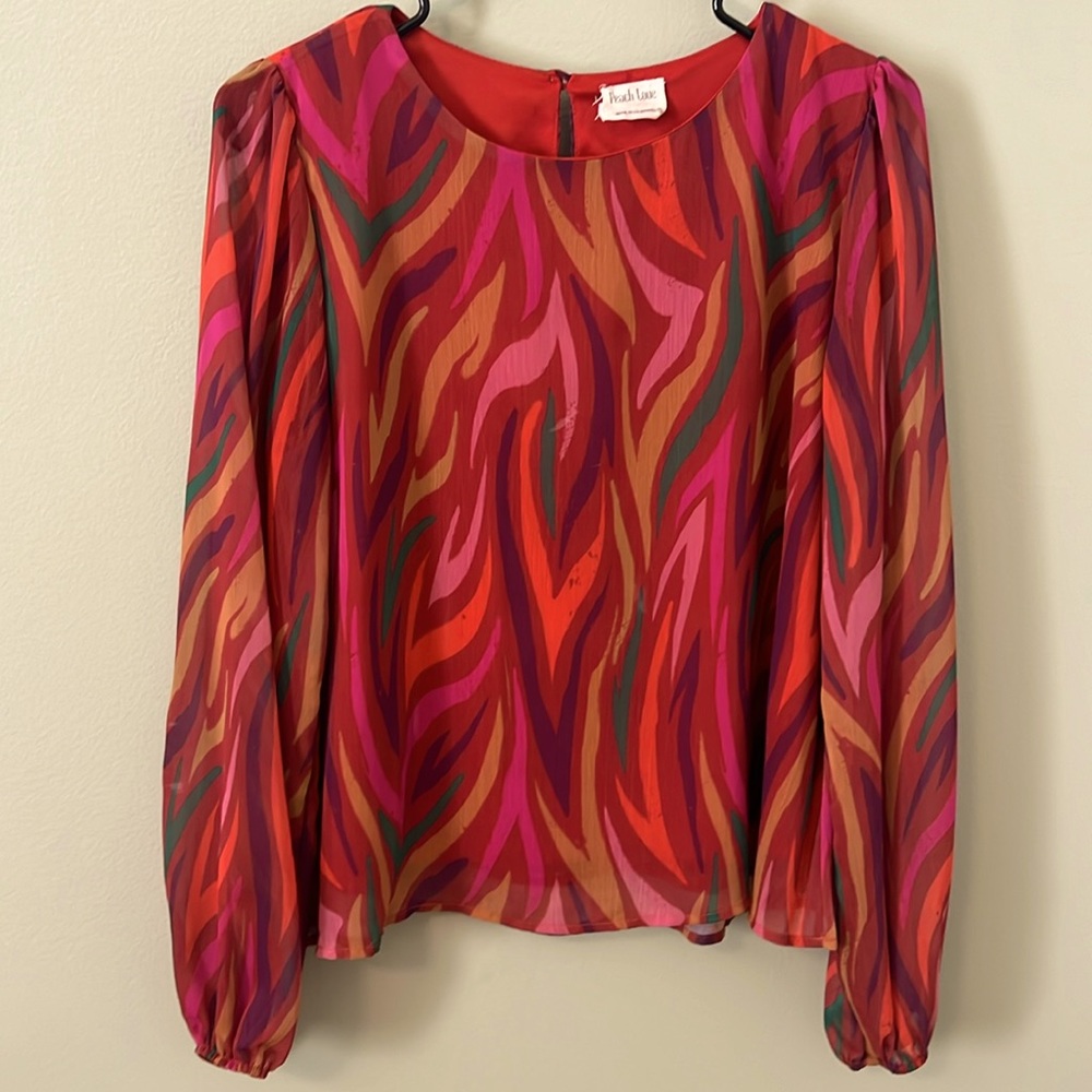 Boutique Fun print blouse - Picture 4 of 4